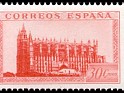 Spain 1938 Monumentos 30 CTS Multicolor Edifil 847b